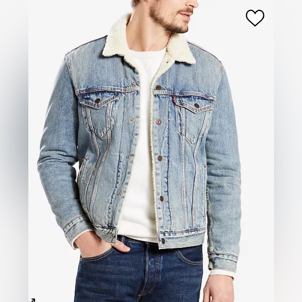 Men’s Levi Sherpa trucker jacket